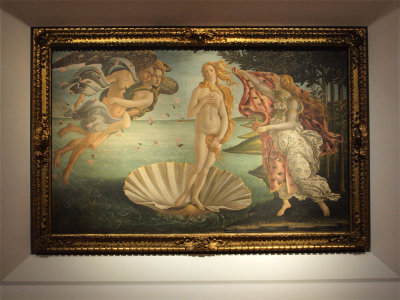 Botticelli's The Birth of Venus at the Uffizi, Firenze