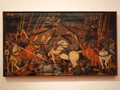 The Battle of San Romano by Paolo Uccello