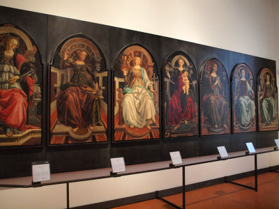 The seven virtues, Uffizi Museum, Florence