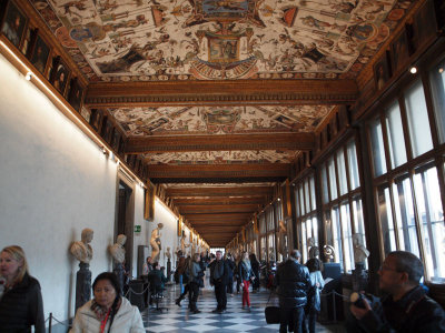 Corridor of the Galleria degli Uffizi