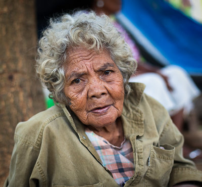 Elderly Aeta woman