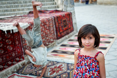 Gymnastic flip - Uzbekistan