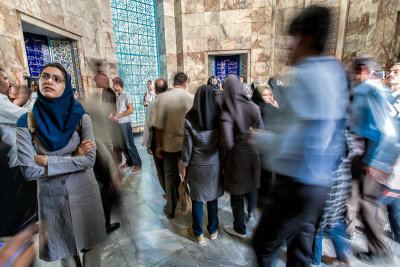 Iranians at Saadi's tomb - Shiraz