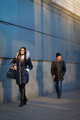 Woman walking - Bishkek