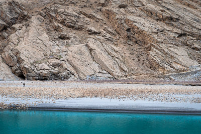 Walking by the Panj River - Badakhshan