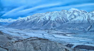 Dusk at Yamchun Fort - Badakhshan