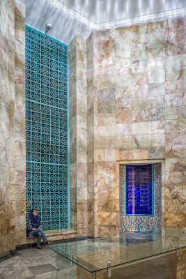 Interior of Saadi's tomb - Shiraz