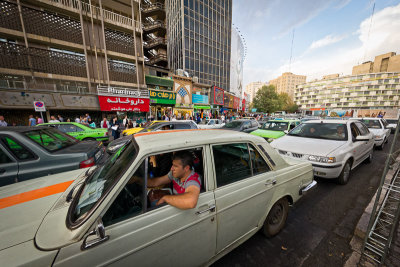 Stuck in traffic - Tehran