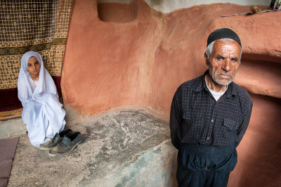 Girl and old man - Kaj, Iran