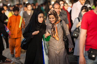Two happy women - Tehran