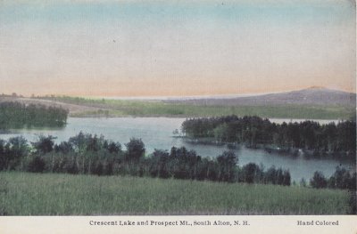 Crescent  Lake and Prospect Mountain Postcard 