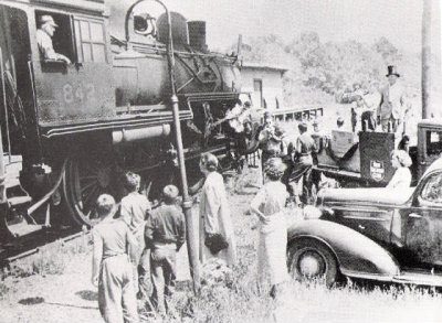 Farewell Ceremony for the last train through Marshfield - June 24, 1939