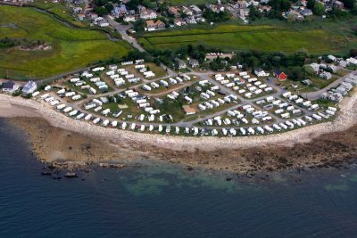 Aerial of Trailer Park at Blackman's Point by Jack and Linda