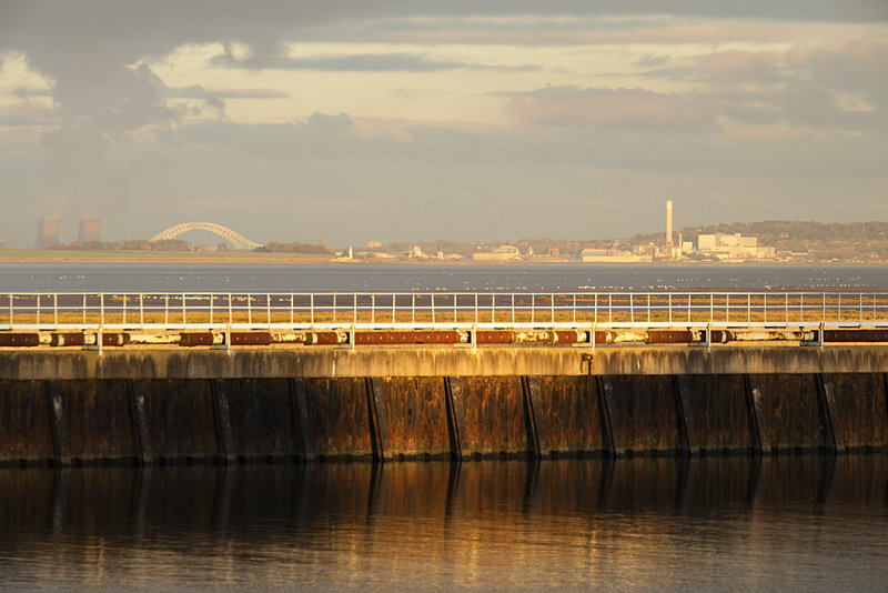 Mersey estuary from Ellesmere Port