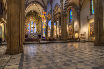 Church of Santa Maria Novella interior view