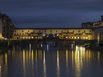Ponte Vecchio evening scene