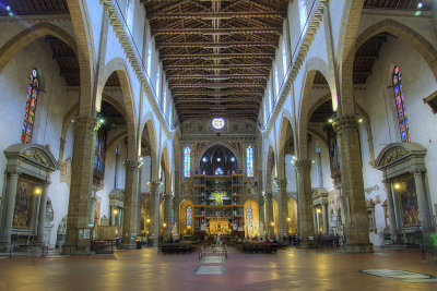 Santa Croce church interior