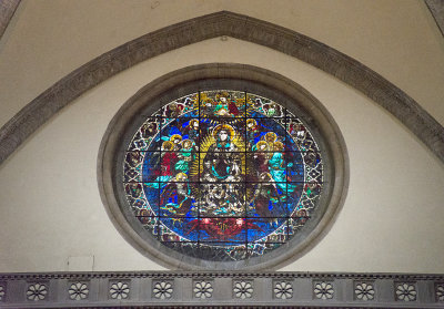 Duomo - stained glass window above west door