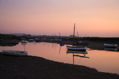 Harbour in evening light