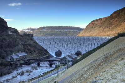 Caban Coch dam