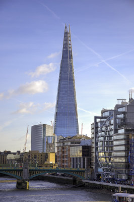 The Shard from Millennium Bridge