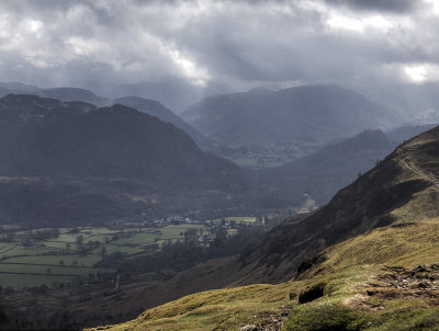 Towards Borrowdale from Catbells