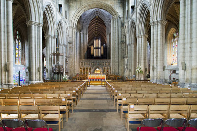 Ripon Cathedral interior view