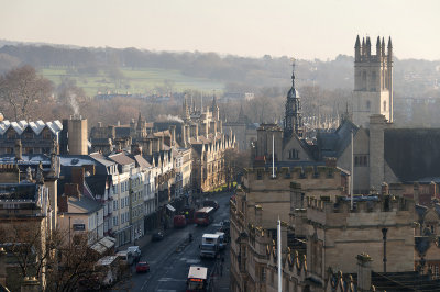 High Street from St Mary's Church Tower