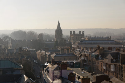 Christ College from St Mary's Church Tower