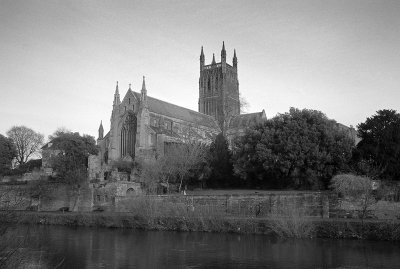 Cathedral from river bank