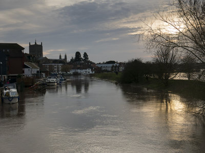 Flooded River Avon
