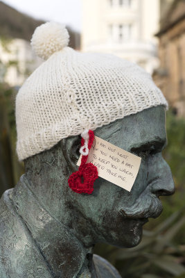 Elgar and hat