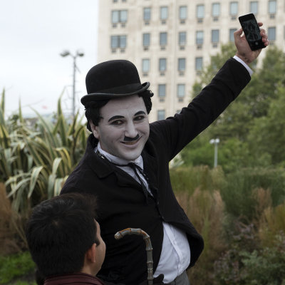 Charlie Chaplin Selfie