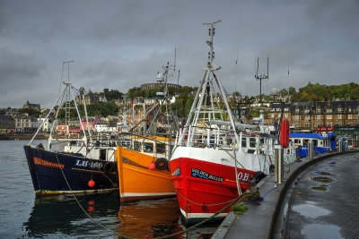 Oban Harbour Fishing Boats