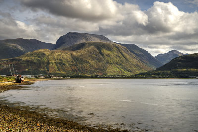 Ben Nevis and Loch Linnhe from Corpach