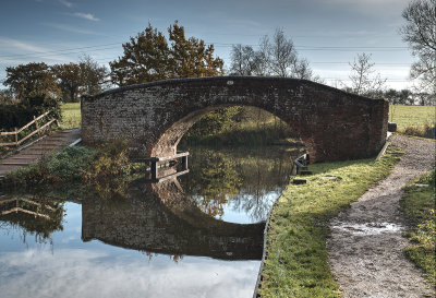 Bridge and its reflection