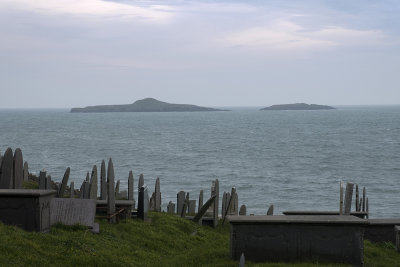 Gravestones and islands