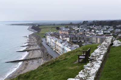 Looking east from Criccieth Castle