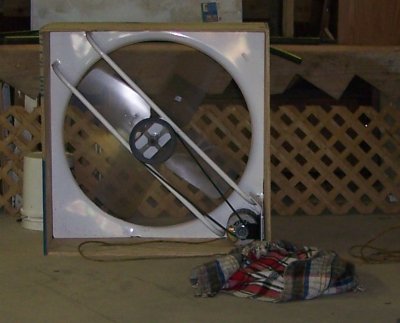 box fan - loaned to Kim after tornado 2011 - she never returned it