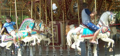 Jack & Ethan on carousel.JPG