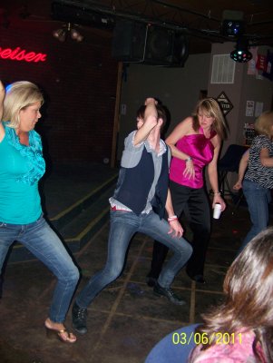 Jay dancing on a girl's night lol.JPG