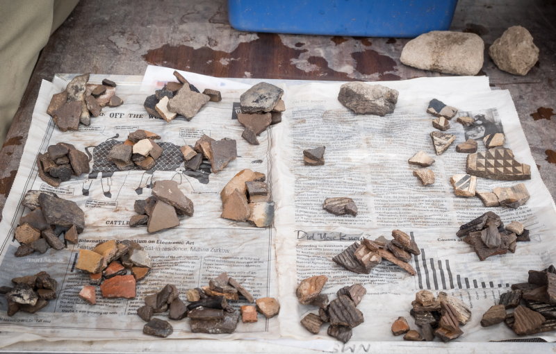 Cleaning the days artifacts