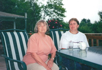 Gwenn at Miriam's home in Pennylvania -- early 2000s