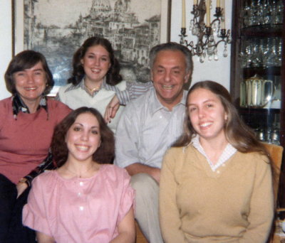 ca. 1975, Miriam with Chaiken family