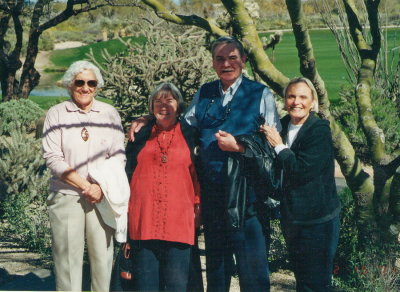 Gwenn with dear friends Polly Potts & Bette Mulligan 