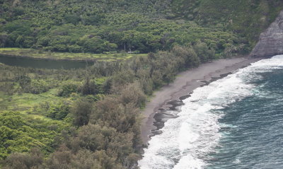 Waipi'o Valley coastline