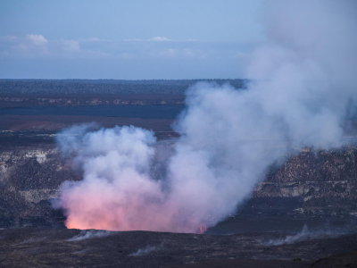 Halema'uma'u Crater within Kilauea Caldera