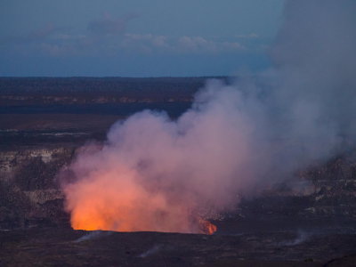 Halema'uma'u Crater within Kilauea Caldera