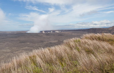 Halema'uma'u Crater within Kilauea Caldera