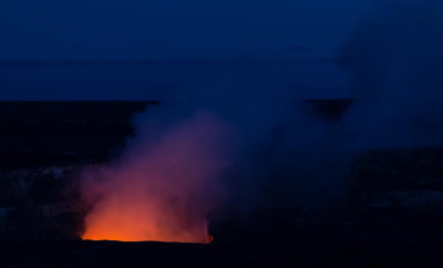 Halema'uma'u Crater within Kilauea Caldera